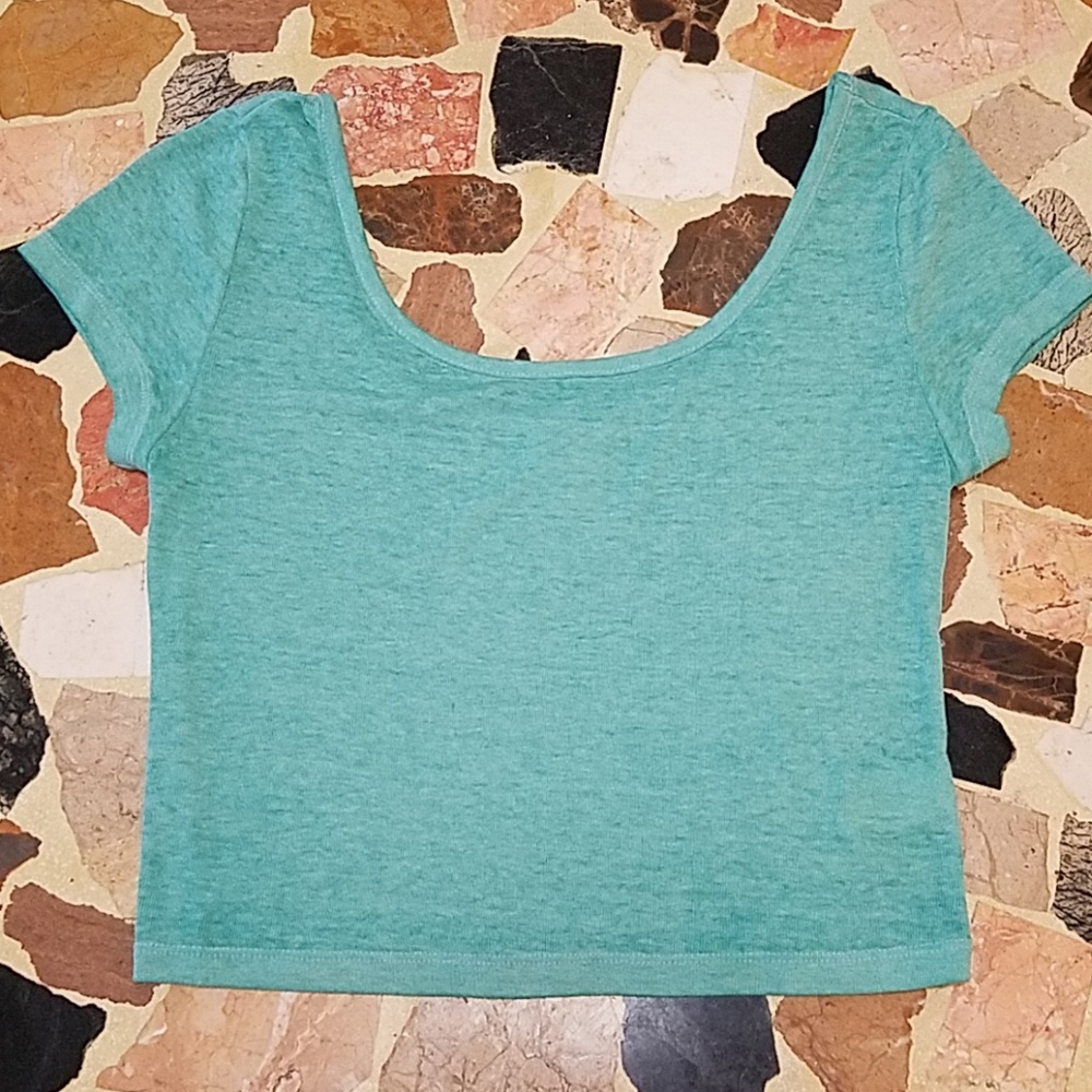 NWOT Cropped Shirt